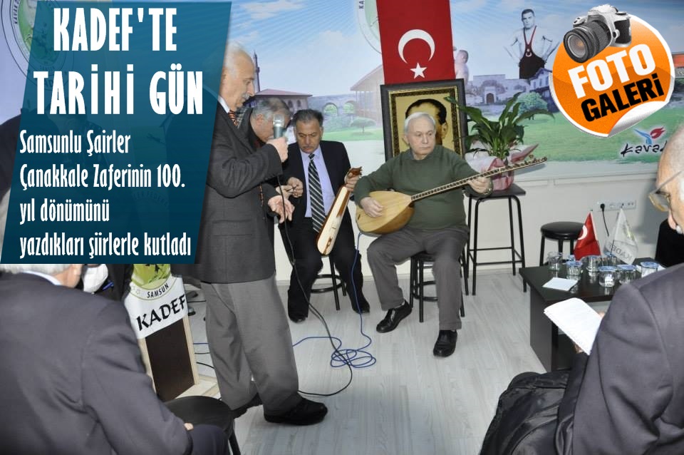Samsunlu Şairler Çanakkale Zaferinin 100. yılını şiirleriyle kutladılar