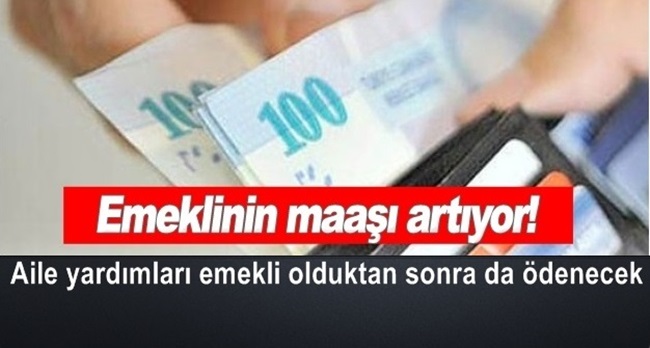 Müjde! Emeklinin maaşı artıyor