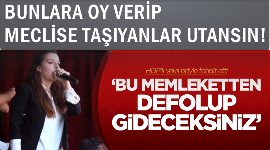 HDP Milletvekilinden ilk tehdit böyle geldi