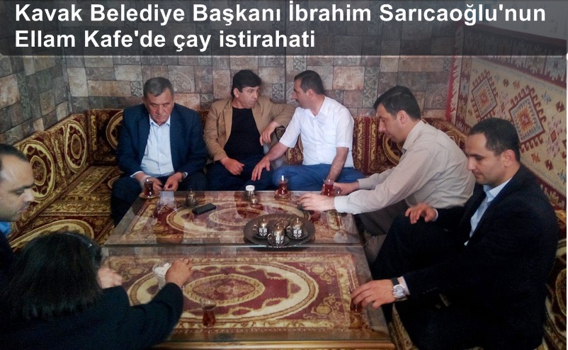 Sarıcaoğlu Kavak'ta açılan Ellam Kafe'yi ziyaret etti