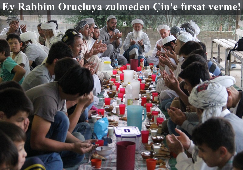 Çin'in uyguladığı oruç yasağına tepki