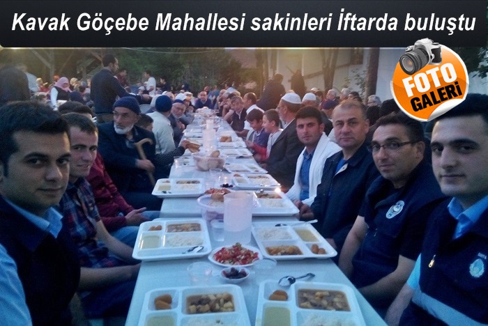 Kavak Göçebe Mahallesi Sakinleri İftarda buluştu