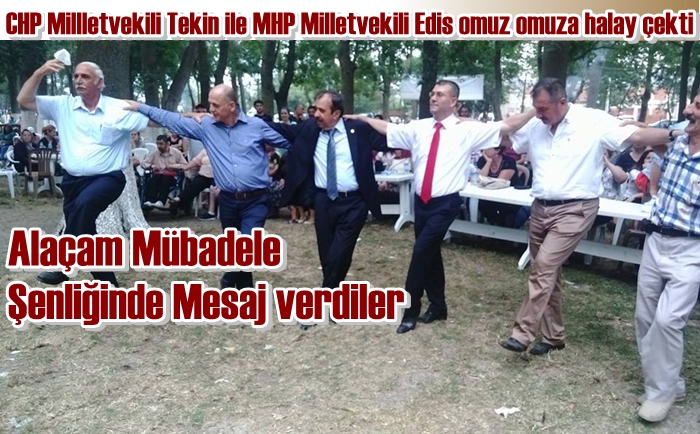 Alaçam Mübadele Şenliğinde anlamlı mesaj çıktı