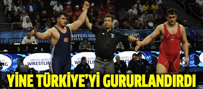 Dünya Güreş Şampiyonası'nda altın madalya Türkiye'nin