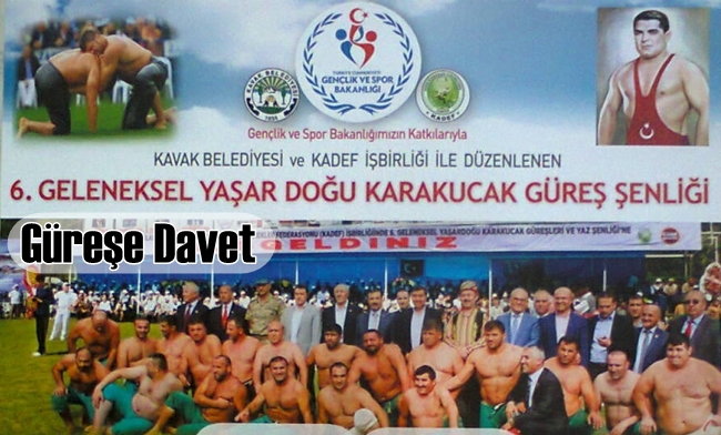 Kavak Yaşar Doğu Karakucak Güreşleri 26 Eylül'de yapılacak
