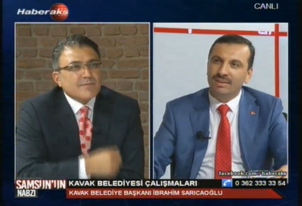 Kavak Belediye Başkanı AKS TV'de çalışmalarını anlattı