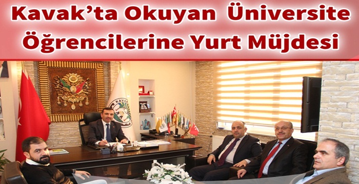 Kavak'ta Üniversite öğrencilerine yurt yapılıyor