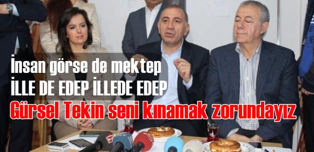 Ey Gürsel Tekin insanın edebi sözünden gelir