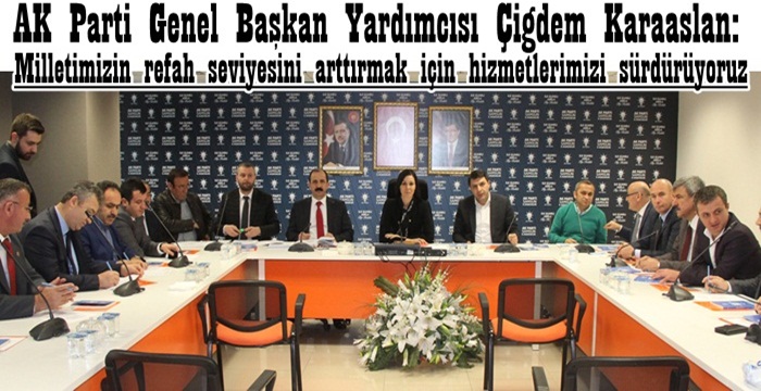 Çiğdem Karaaslan Samsun'da Belediye Başkanlarını dinledi