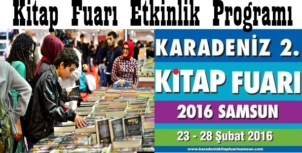 Karadeniz 2 Kitap Fuarı Etkinlik Programı