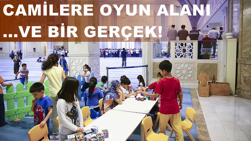 Camilere çocuklar için oyun alanı projesi