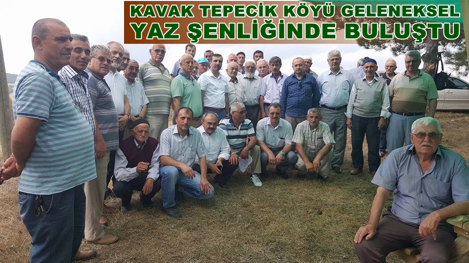 Kavak Tepecik Köyü Yaz Şenliğinde vatan sevdası vurgusu