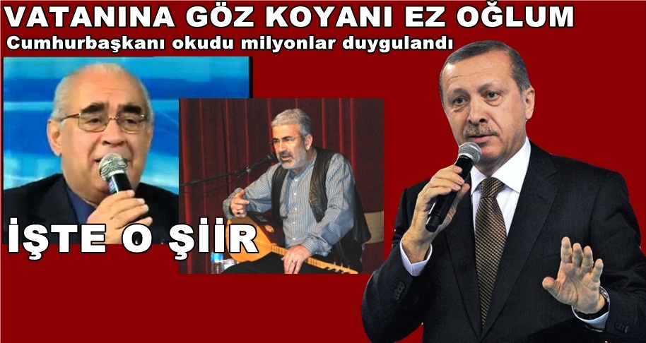 Milyonların duygulanarak dinlediği işte o şiir