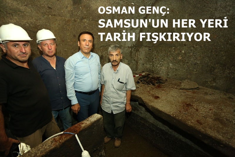 Canik'te Helenistik Döneme ait tarihi mezar odası bulundu
