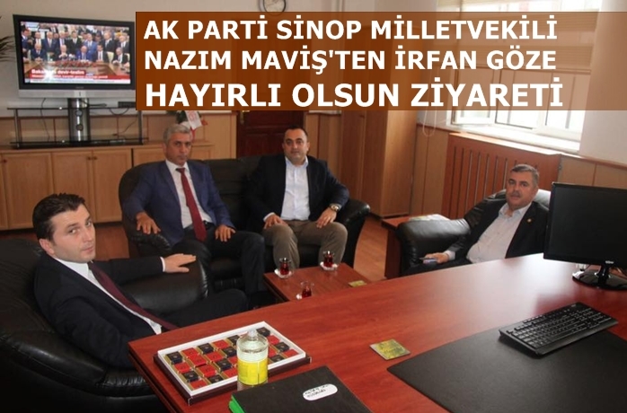 Sinop Kültür ve Turizm İl Müdürü İrfan Göz'e hayırlı olsun ziyareti