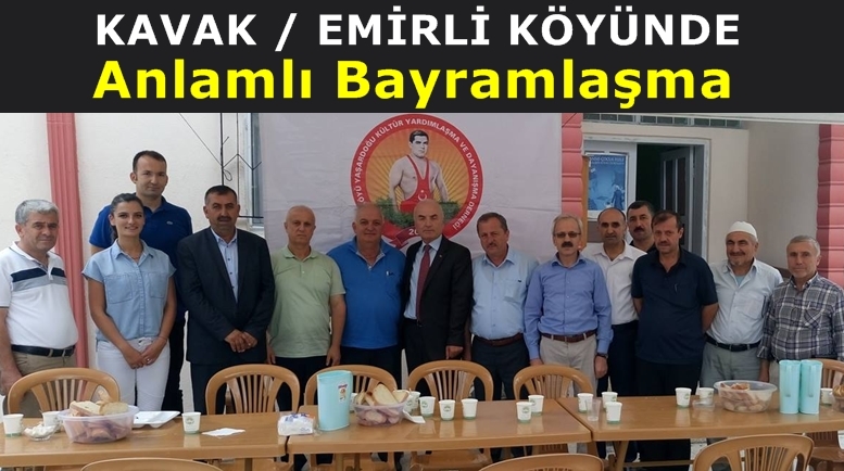 KAVAK / Emirli Köyünde Anlamlı Program