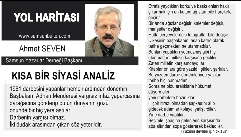 Kısa bir toplumsal ve siyasi analiz