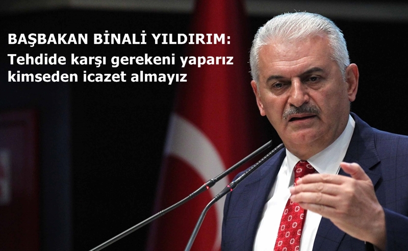 Tehdide karşı gerekeni yaparız kimseden icazet almayız.