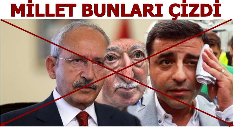 Milletten çizik yediler