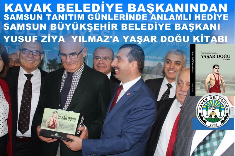 Samsun Tanıtım Günlerinde Kavak Belediyesinden Anlamlı Hediye