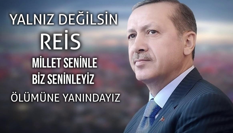 Yalnız Değilsin Reis Ölümüne Yanındayız