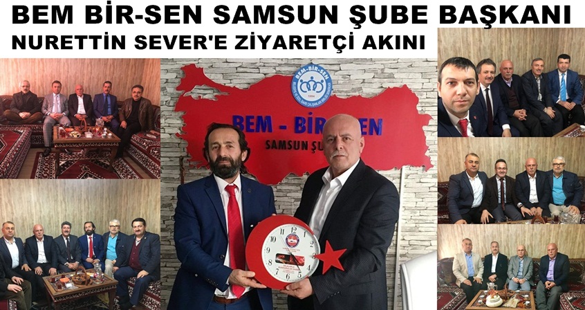 Umre'den dönen BEM BİR-SEN Samsun Başkanına ziyaretçi akını
