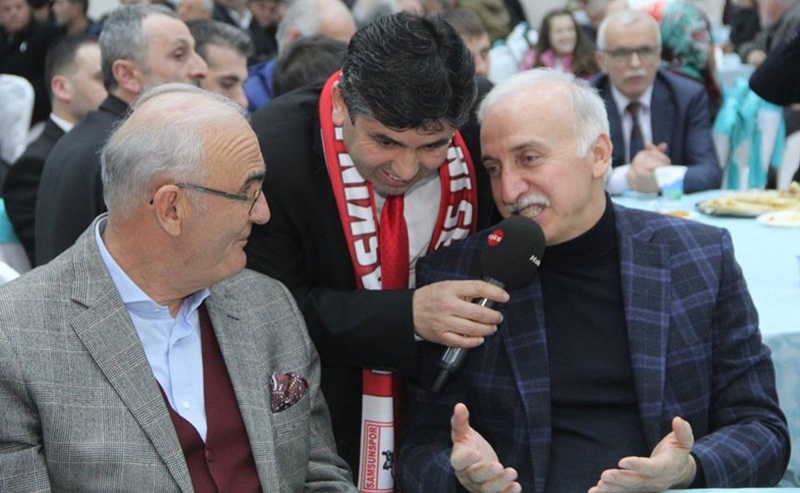 Samsun Valisi Şahinden ses sanatçısı Samsunlu Fehmi'ye övgü