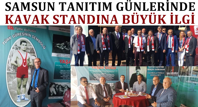 İstanbul'da Kavak Belediyesinin Standına Yoğun İlgi