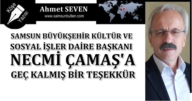 Geç kalmış bir teşekkür