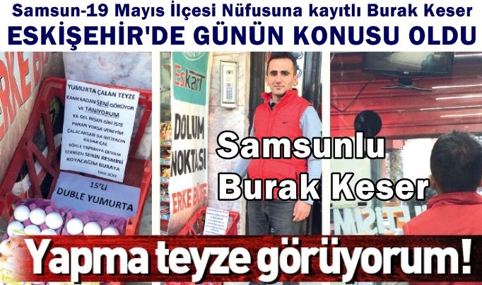 Eskişehir Burak Keser'in onurlu davranışını konuşuyor