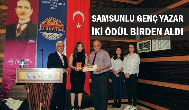 SAMSUNLU YAZAR SEHERNUR BOZKURT'A İKİ ÖDÜL