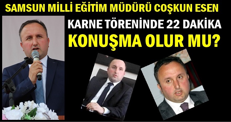 COŞKUN ESEN'İN KONUŞMASI DİNLEYİCİLERİ BIKTIRDI
