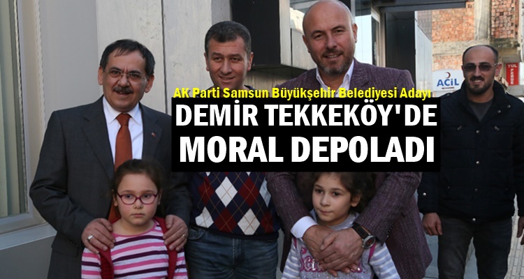 MUSTAFA DEMİR'E TEKKEKÖY'DEN TAM DESTEK
