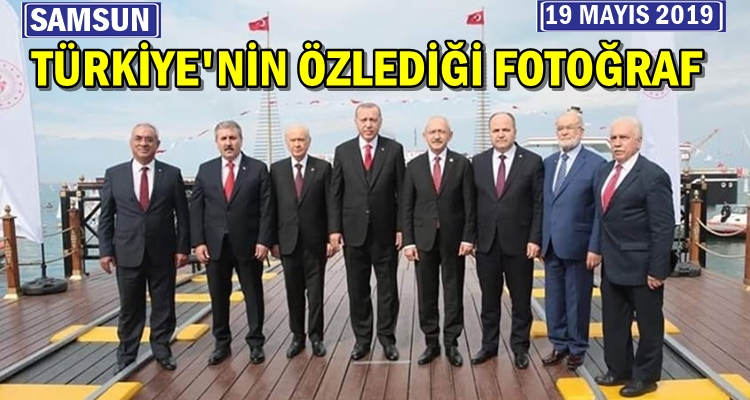 TÜRKİYE'NİN ÖZLEDİĞİ FOTOĞRAF SAMSUN'DA ÇEKİLDİ