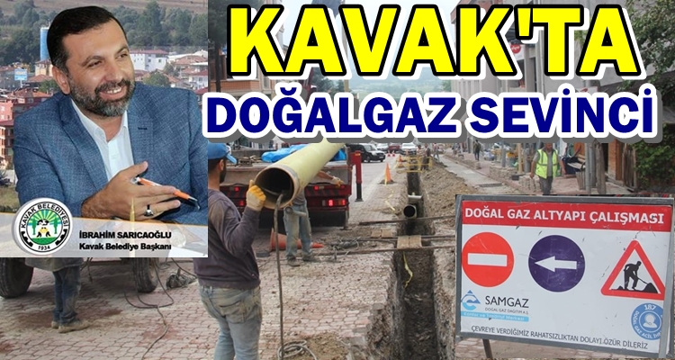 KAVAK DOĞAL GAZA KAVUŞUYOR