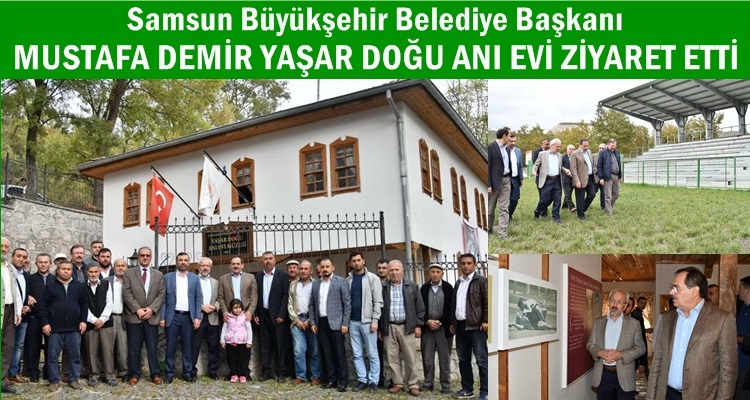 BAŞKAN DEMİR YAŞAR DOĞU ANI EVİNİ ZİYARET ETTİ