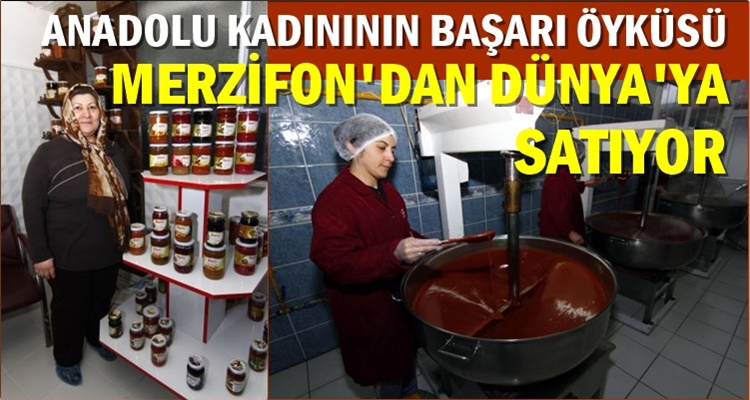 MERZİFON'DA EV KADINLIĞINDAN İŞ KADINLIĞINA