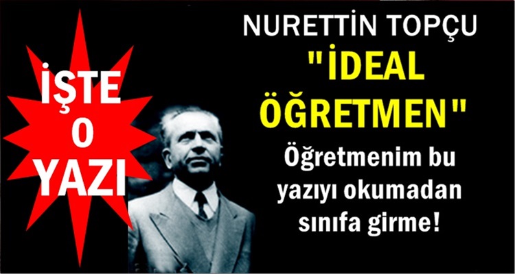 ÖĞRETMENLER BU YAZIYI OKUMADAN SINIFA GİRMEYİN