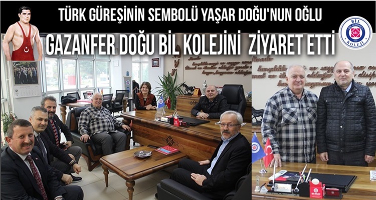 GAZANFER DOĞU SAMSUN BİL KOLEJİNİ ZİYARET ETTİ