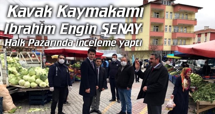 KAVAK KAYMAKAMI İBRAHİM ENGİN ŞENAY HALKI BİLGİLENDİRDİ