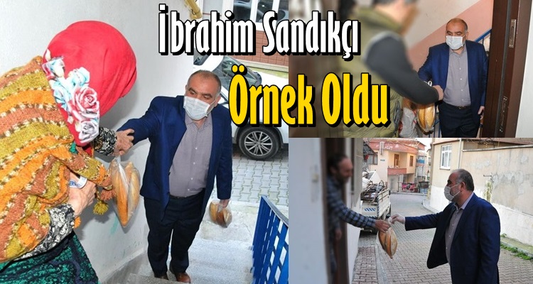 İBRAHİM SANDIKÇI HERKESE ÖRNEK OLUYOR