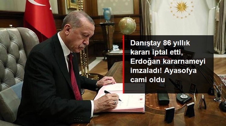 AYASOFYA CAMİ OLUYOR