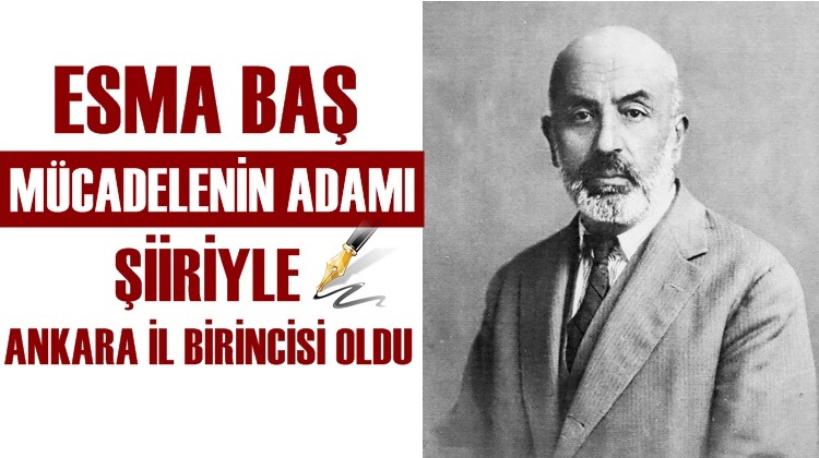 ESMA BAŞ'IN YAZDIĞI ŞİİR ANKARA İL BİRİNCİSİ OLDU