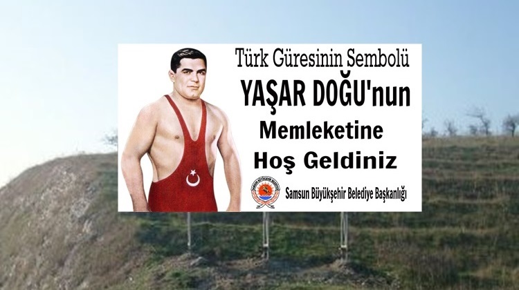 SAMSUN BÜYÜKŞEHİRE YAŞAR DOĞU TABELASI TALEBİ