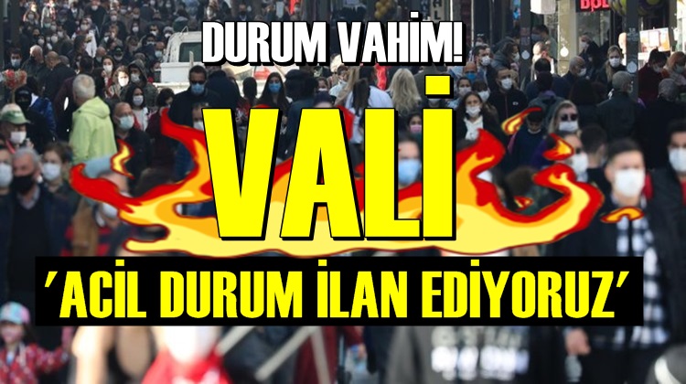 ŞEHİR SOS VERİYOR VALİ ACİL DURUM İLAN ETTİ