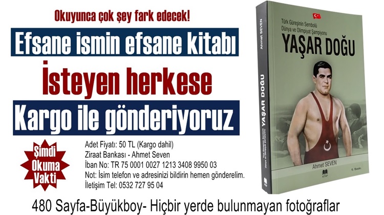 YAŞAR DOĞU KİTABI İSTEYEN HERKESE GÖNDERİLECEK