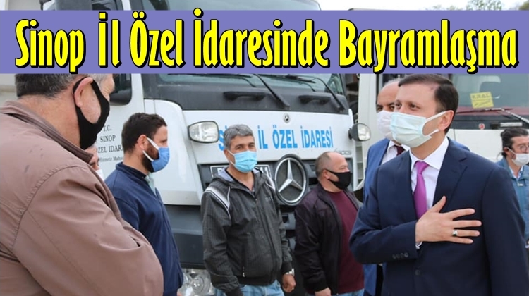 SİNOP İL ÖZEL İDARESİNDE BAYRAMLAŞMA