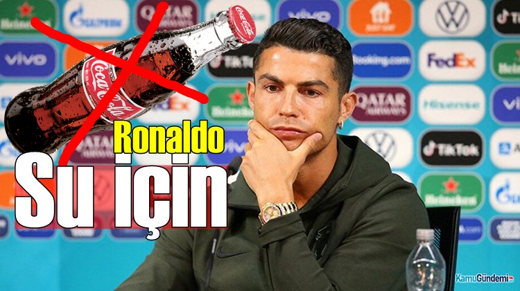 RONALDO'DAN SU İÇİN ÖNERİSİ
