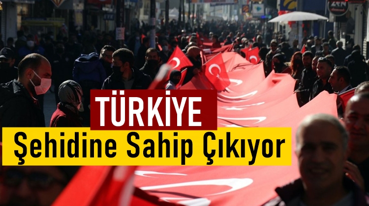 ŞEHİT VE GAZİ AİLELERİ SOKAĞA DÖKÜLDÜ