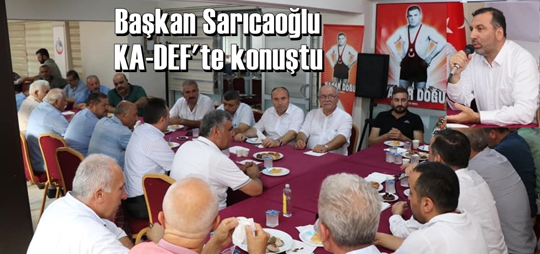 KA-DEF'ten Sarıcaoğlu'na: 'Samsun'da yaşayan 250 Bin Kavaklı ile yanındayız Başkanım'